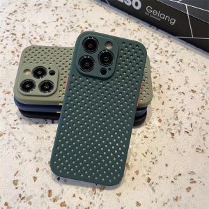 Breathable Cooling Phone Case Soft Silicone Shockproof Cover