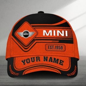 Mini Cooper Custom Name Universal Fit Unisex Classic Cap VS56