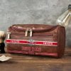 Toyota Custom Name Vintage Oil Wax Leather Travel Bag VS13