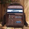 Ford Custom Name Men Leather Crossbody Bag, Cell Phone Purse, Zipper Shoulder Bag VS04