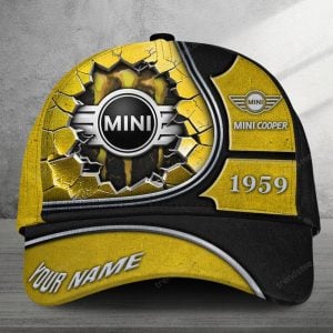 Mini Cooper Custom Name Universal Fit Unisex Classic Cap VS51