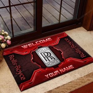 Rolls-Royce Welcome Personalized Doormat VS05