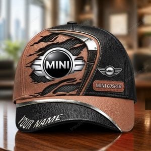 Mini Cooper Custom Name Universal Fit Unisex Classic Cap VS52