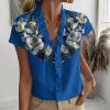 Lincoln Custom Name Women Button Down Shirt VS04