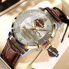 HLD Custom Name Elegant Fashion Design Leather Men Watch VS86A