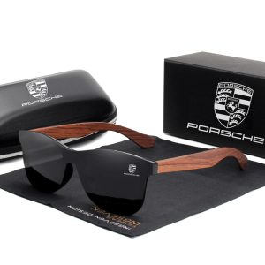 POSC Fashion Unisex Wooden Polarized Glasses VS2