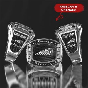 IDMC Custom Name Classic Genuine Silver Ring VS2